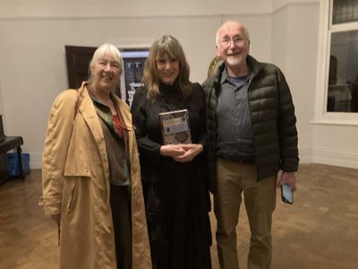 Annie Elliot with Viv Wilson Broadstairs and Andrew Stokes Chair